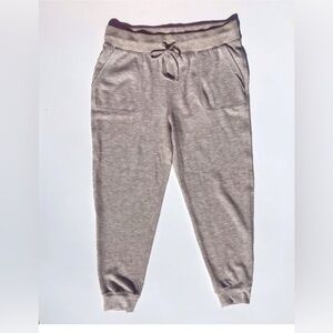 Liz Claiborne Women’s M Light Brown Jogger Pants Sweatpants Pull On Casual Fall